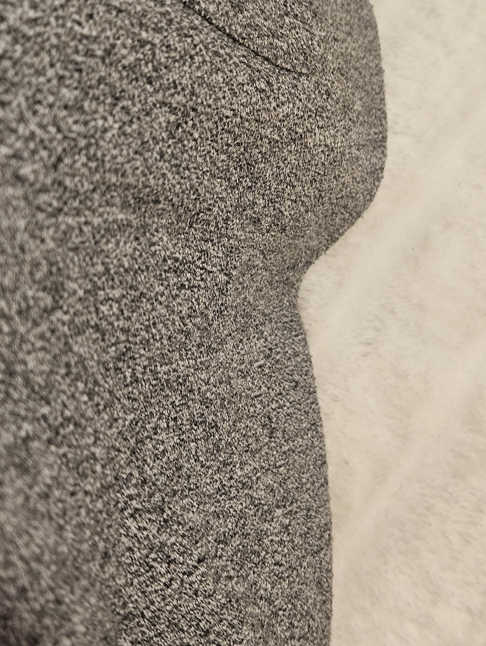 Amnesia Heathered Gray Slim Jogger Sweatpants with Zippered Pockets - Picture 16 of 16